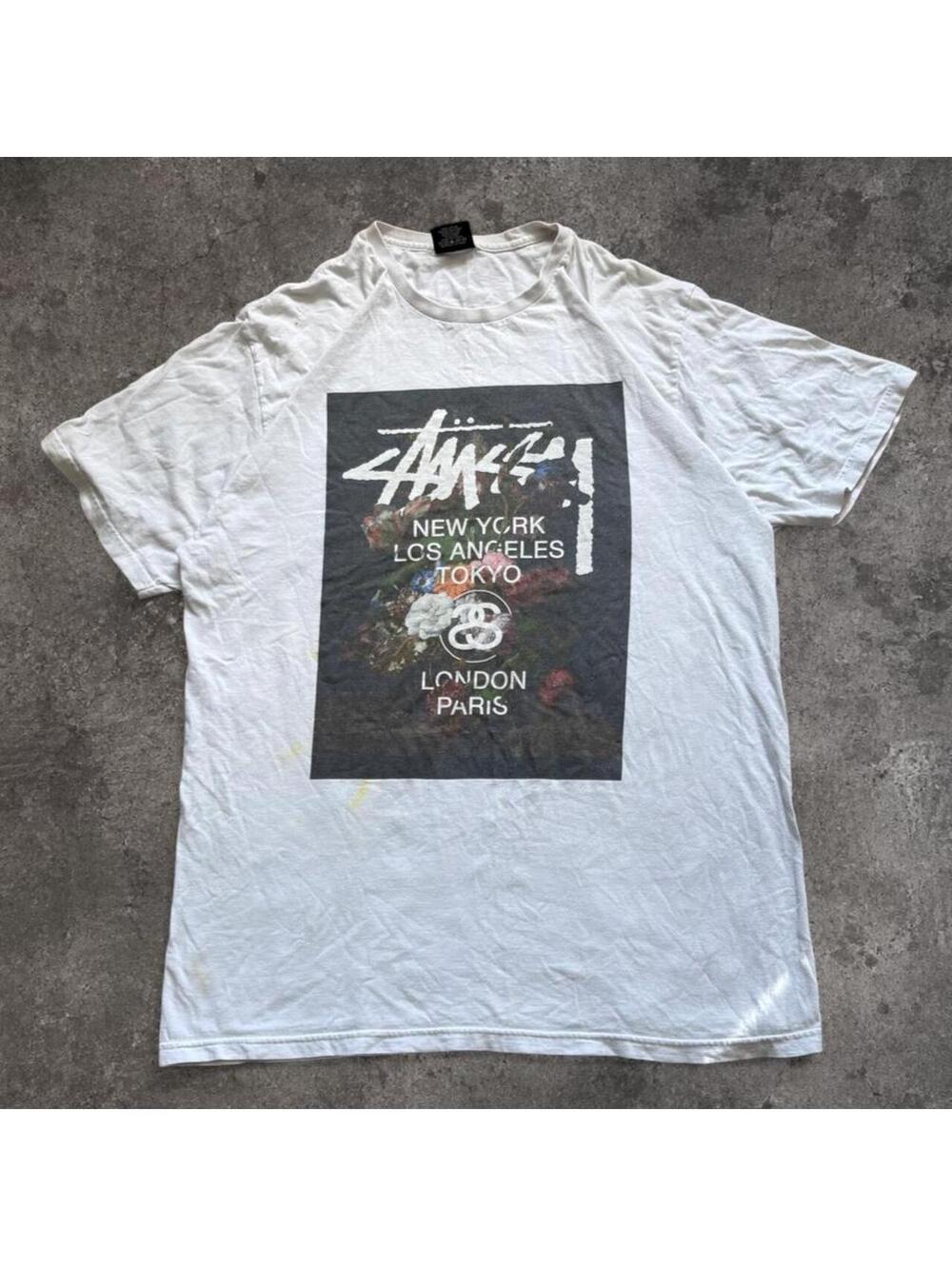 Stüssy Men's White Tshirt